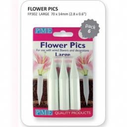 PME Flower Pics Large 6Pcs
