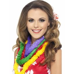 HAWAIIAN PARTY LEIS 4 ASSORTED PER CARD