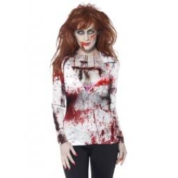 Zombie Female T-Shirt with Sublimation Print