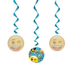 Emoji Hanging Decoration 3pcs