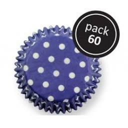 PME Blue Polka Dots Baling Cases 60pcs