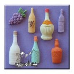 Assorted Bottles Mould By Alphabet