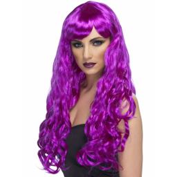 Desire Wig Long Purple with Curls