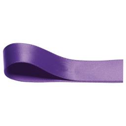 Double Sided Satin Ribbon Purple 15mm Wide
