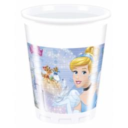 Cinderella Party Plastic Cups Pack of 8