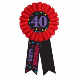 40th Birthday Award Ribbon