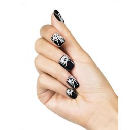 Hallooween Nails with Adhesive Strips
