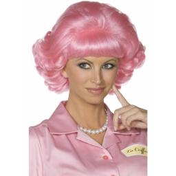 Frenchy Wig Pink Short Curly