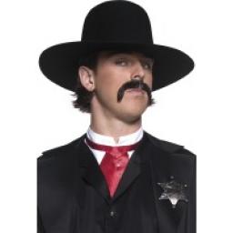 Authentic Western Sheriff Hat Black