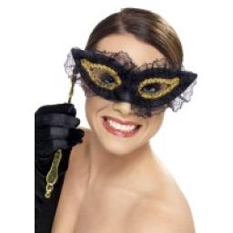 Black & Gold Party Mask