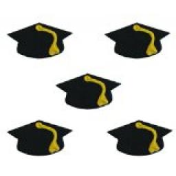5 Mortarboard Sugarcraft Toppers