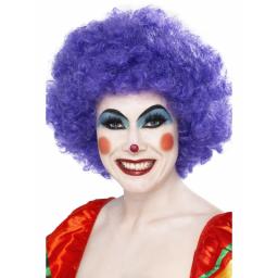 Crazy Clown Wig Purple