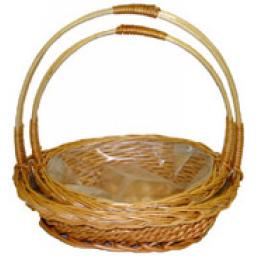 Oval Basket with Handle 1pc