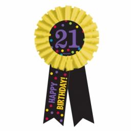 21st Birthday Award Ribbon