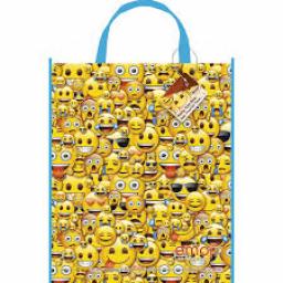 Emoji Plastic Party Tote Bag