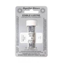 Sugarflair Edible Lustre -Antique Silver 2g