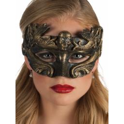 Mask Venice Cranio Gold & Black