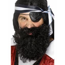 Pirate Beard Deluxe Black