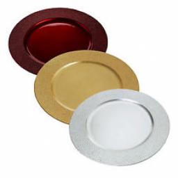 33cm Assorted Colour Charger Plate