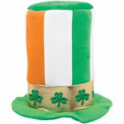 Top Hat Striped St.Patricks Day