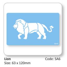 JEM Lion Full Body Stencil