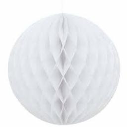 Honeycomb Ball 8inch White