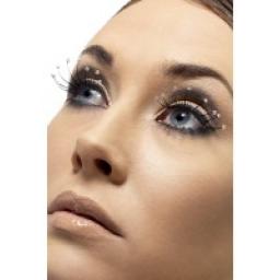 Fever Eyelashes Black with Droplets & Adhesive