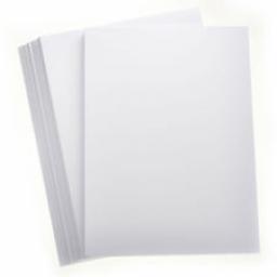 50 Sheets Of White Cards A4