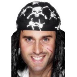 Pirate Bandanna Skull and Crossbones Design