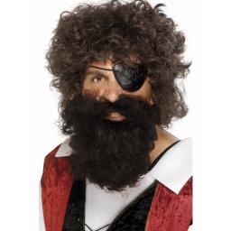 Pirate Beard Deluxe Brown