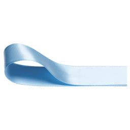 Double Sided Satin Ribbon Sky Blue 15mm Wide