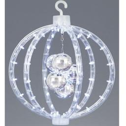 30cm LED Reflector white hanging Ball