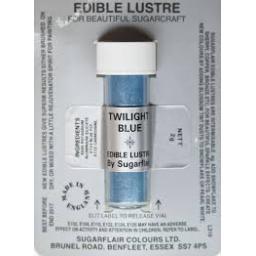 Sugarflair Edible Lustre-Twilight Blue 2g