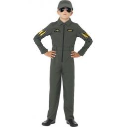 Aviator Jumpsuit with attached belt & hat