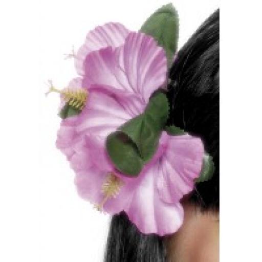 Hawaiian Flower Hair Clip Pink