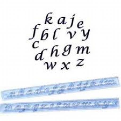 FMM Alphabet Lower Case Script Letter Tappits