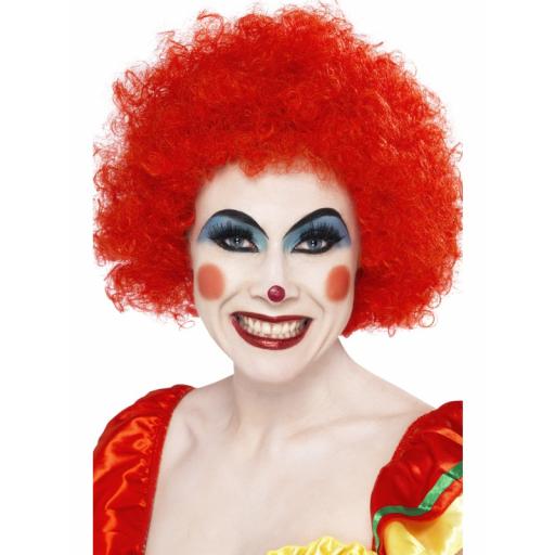 Smiffys Crazy Clown Wig Red
