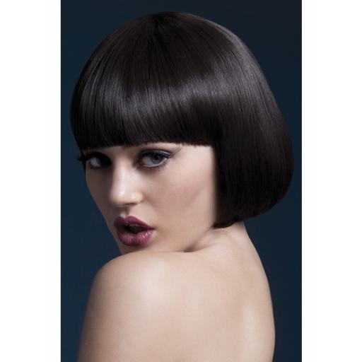 Fever Mia Wig Brown Short Bob with Fringe