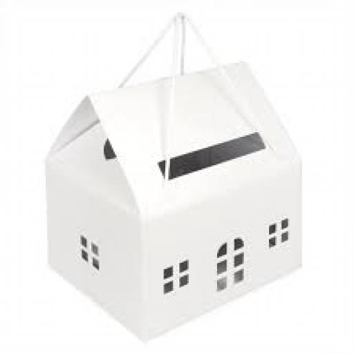 MatelassÈ House Post Box 33x25x19cm White
