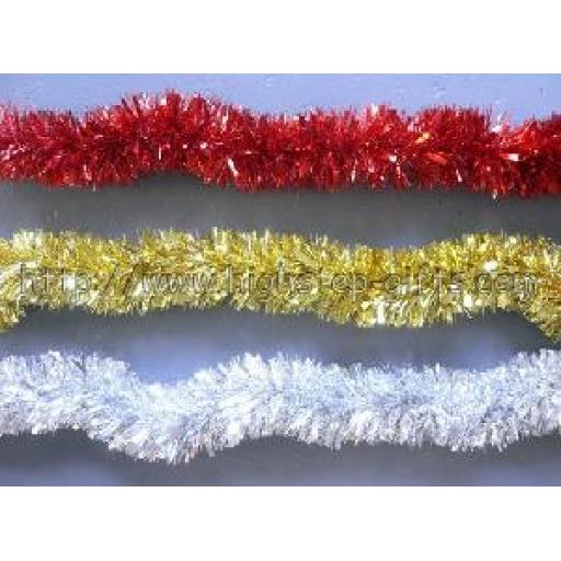 Tinsel Garland 2M approx Assorted Colour