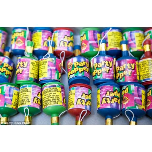 Traditional Party Poppers Pack of 20