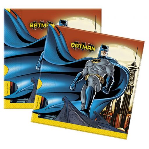 Batman Napkins 20ct 2ply 33x33 cm