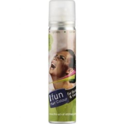 Hair & Body Spray UV Green 75ml Can