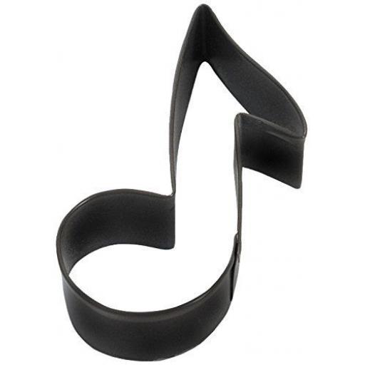 Cookie Cutter Music Note Black Colour 3.5inch