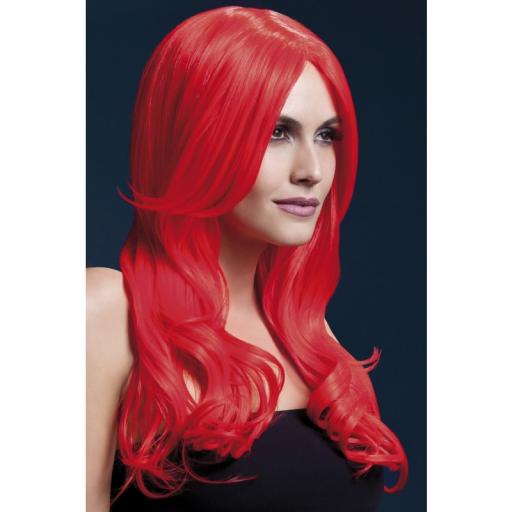 Fever Khloe Wig Neon Red