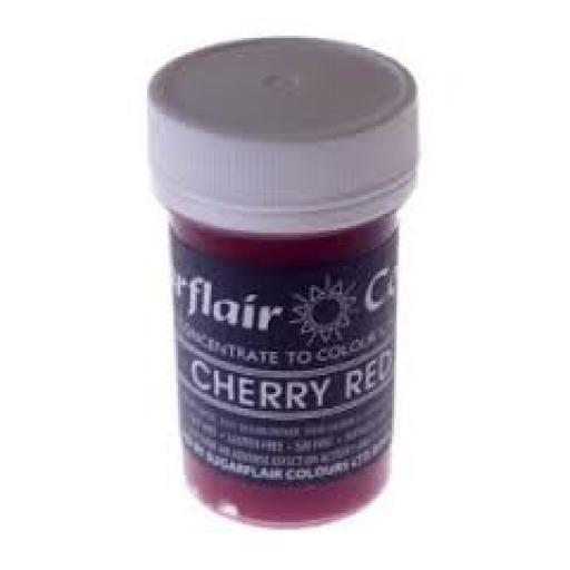 Sugarflair Pastel Cherry Red 25g Food Colour
