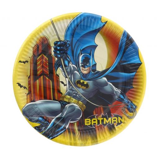Batman 8 Paper Plates 23 cm