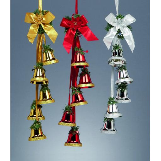 Hanging Bell Decoration Available in 3 Colours