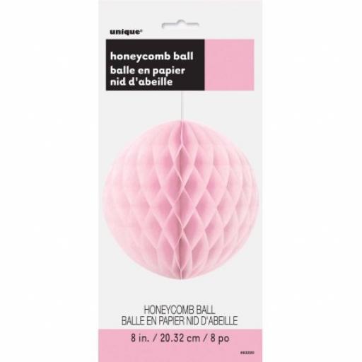 Honeycomb Ball 8inch Pink
