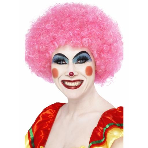 Crazy Clown Wig Pink